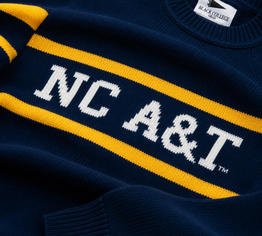 NC A&T Luxury Retro Sweater