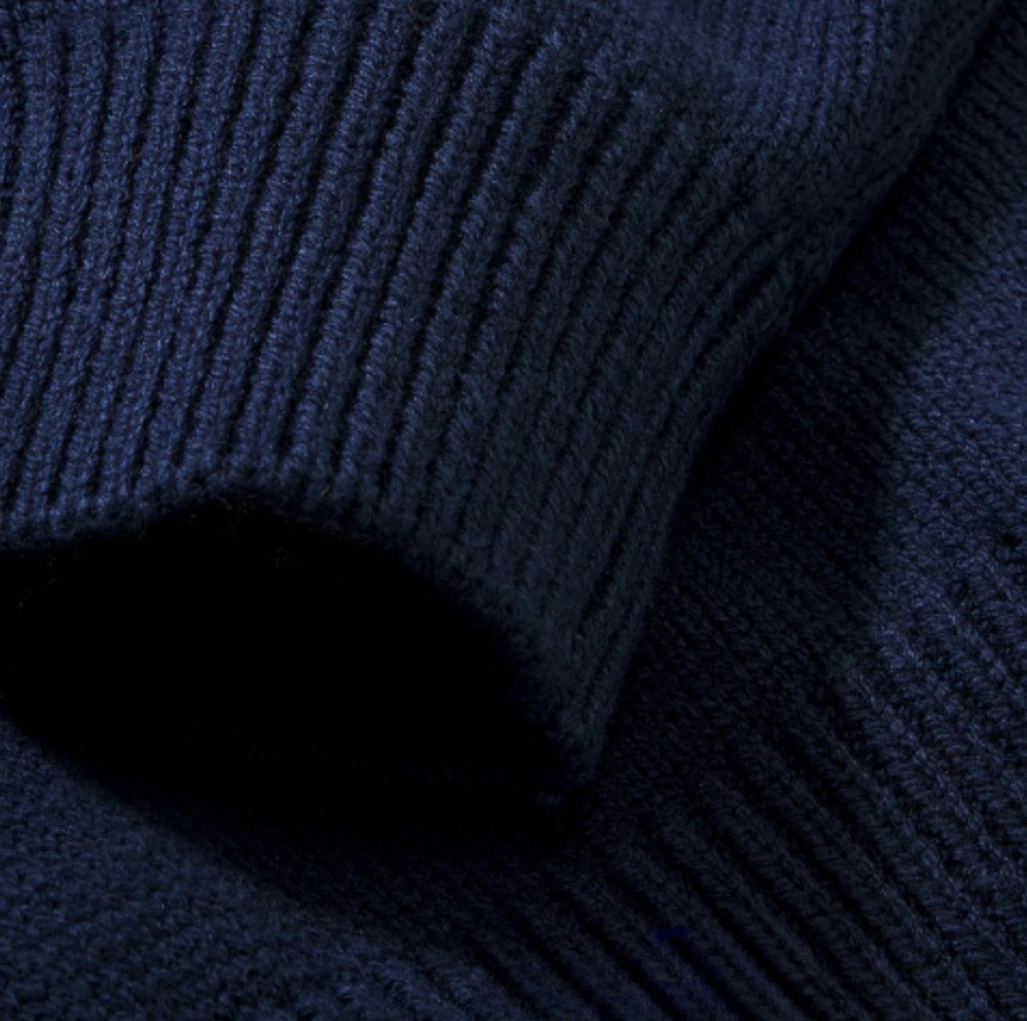 Howard University Blue Luxury "H" Letter Sweater