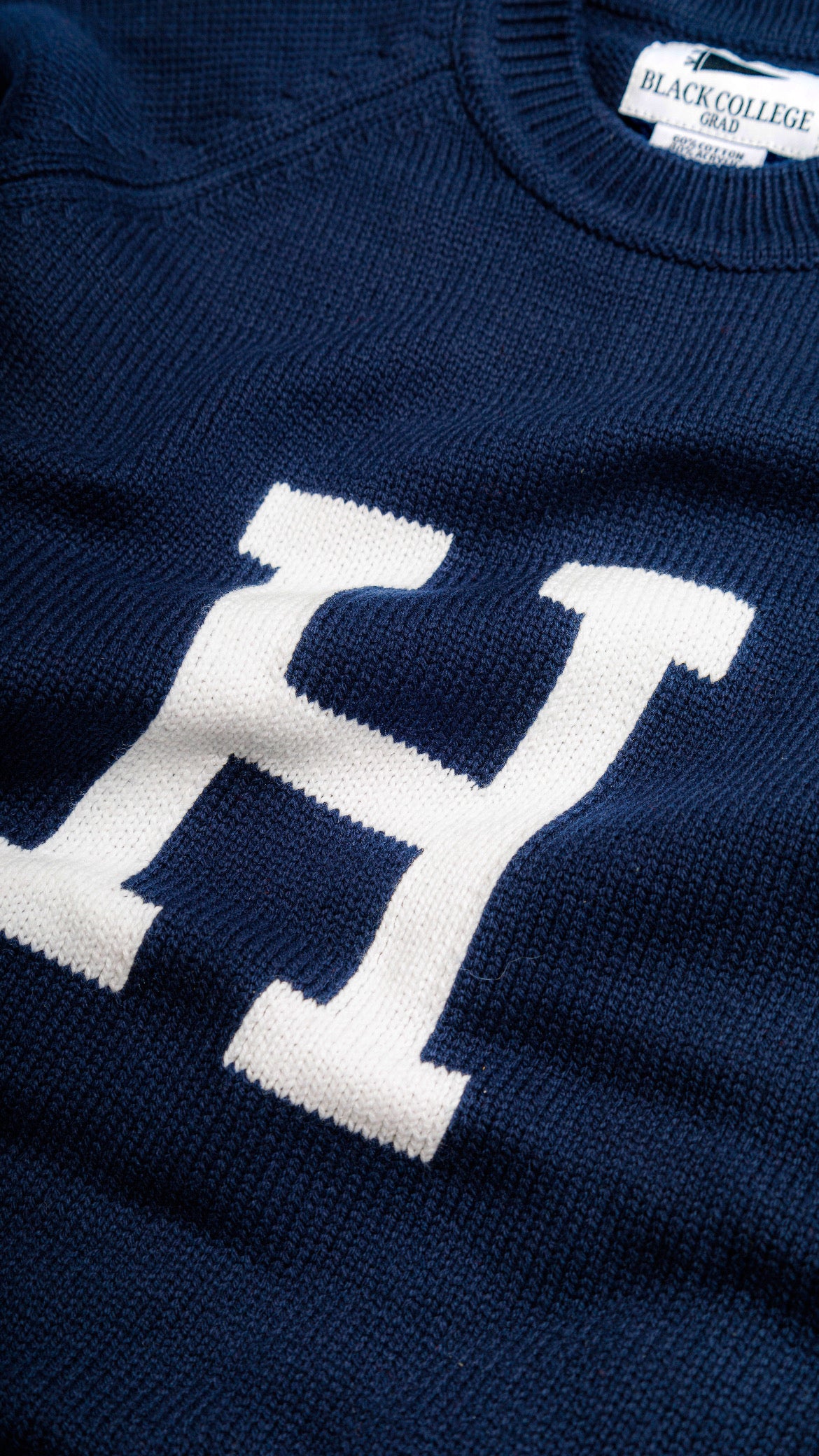 Howard University Luxury "H" Letter Sweater