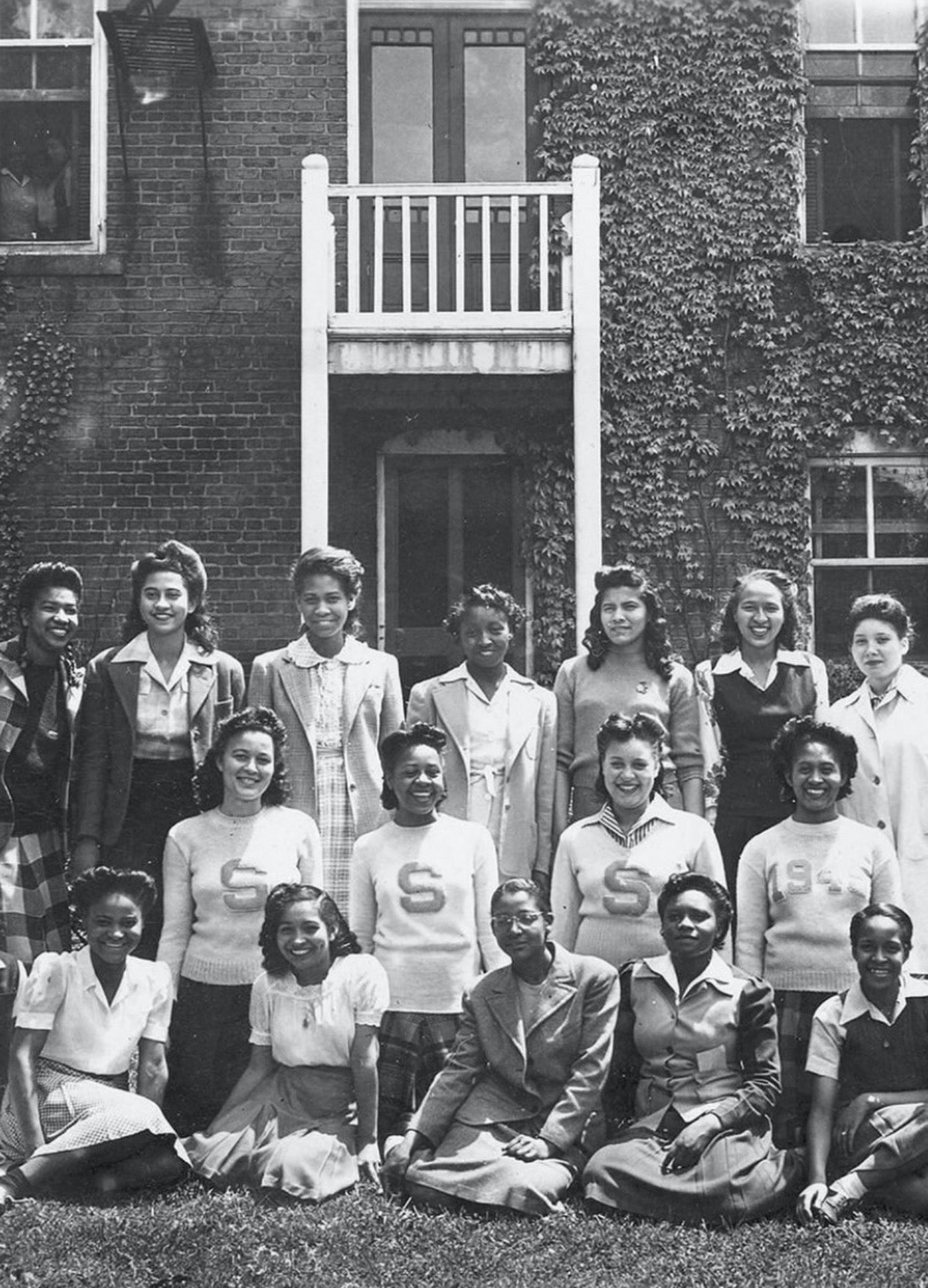 Spelman College Luxury "S" Letter Sweater