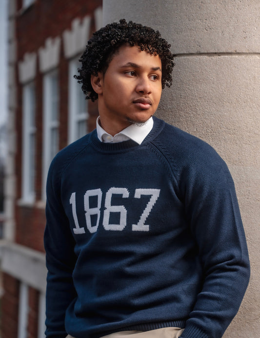 Howard University Luxury Founding Year Sweater