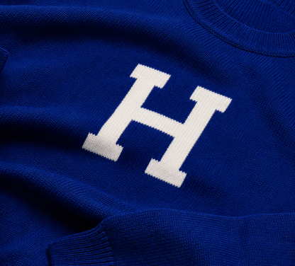 Hampton University Luxury "H" Letter Sweater