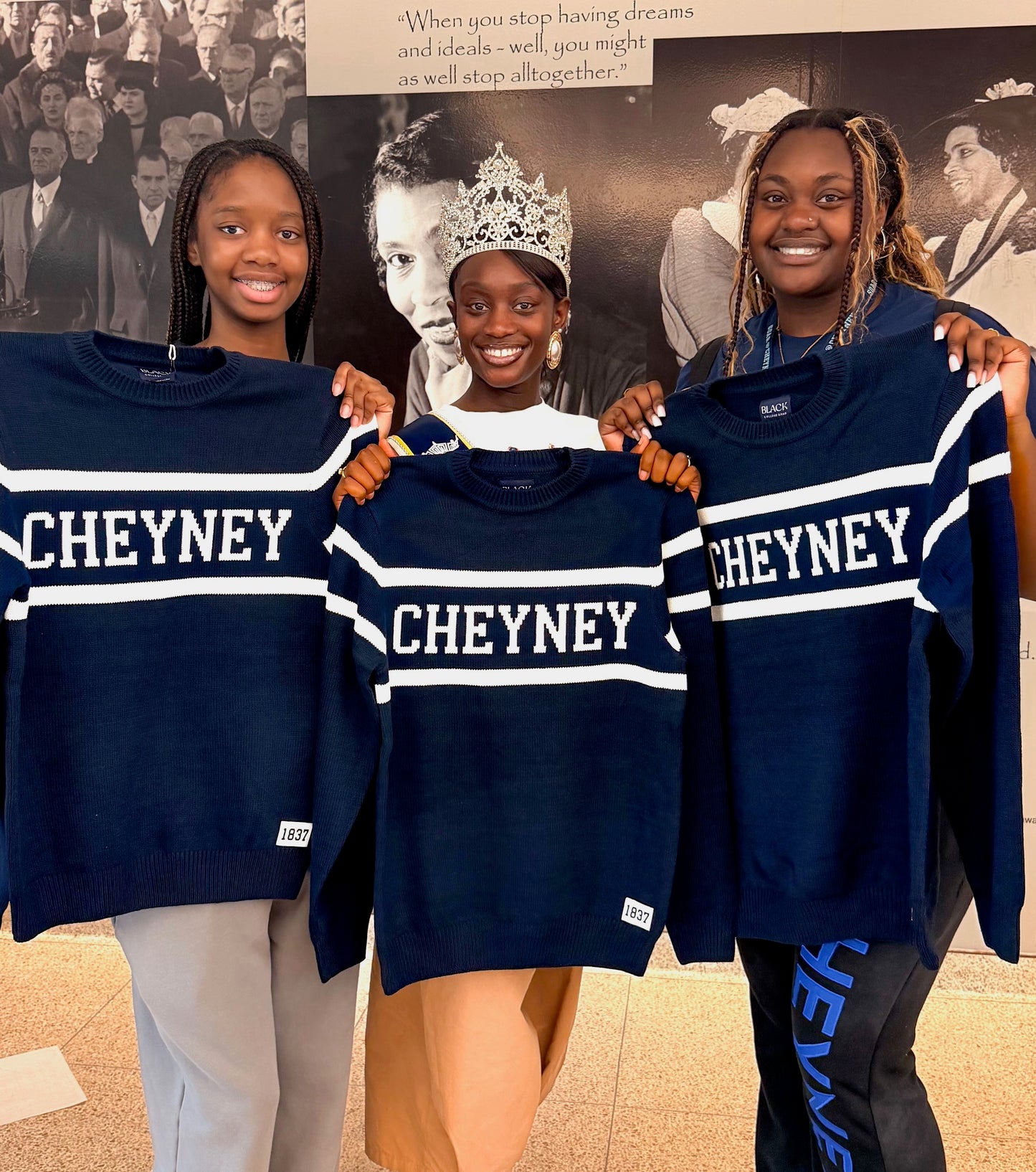 Cheyney University Luxury Retro Sweater Pre-Order