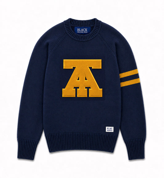 NC A&T Vintage Interlock Luxury Sweater Pre-order