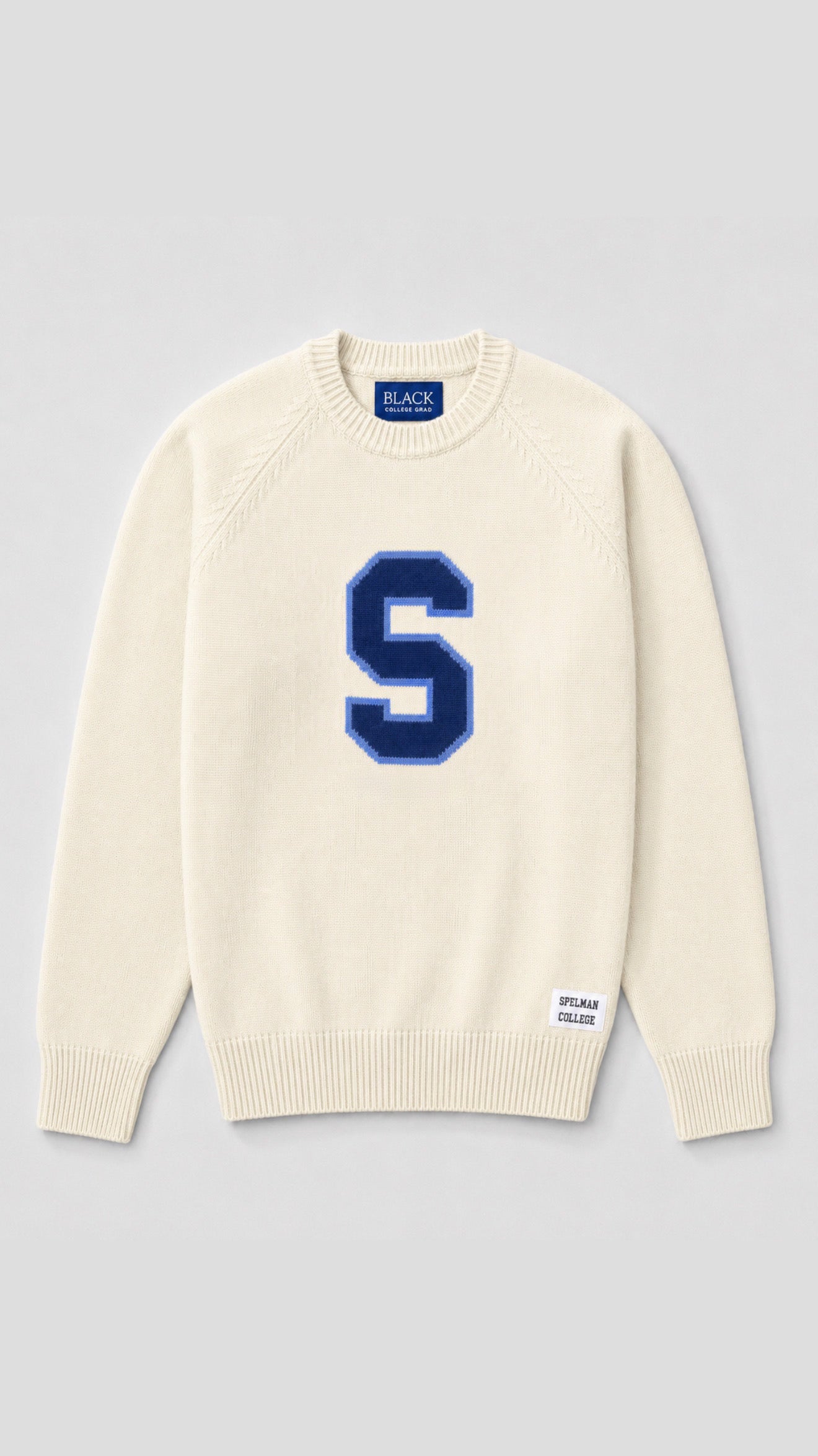 Spelman College Luxury "S" Letter Sweater