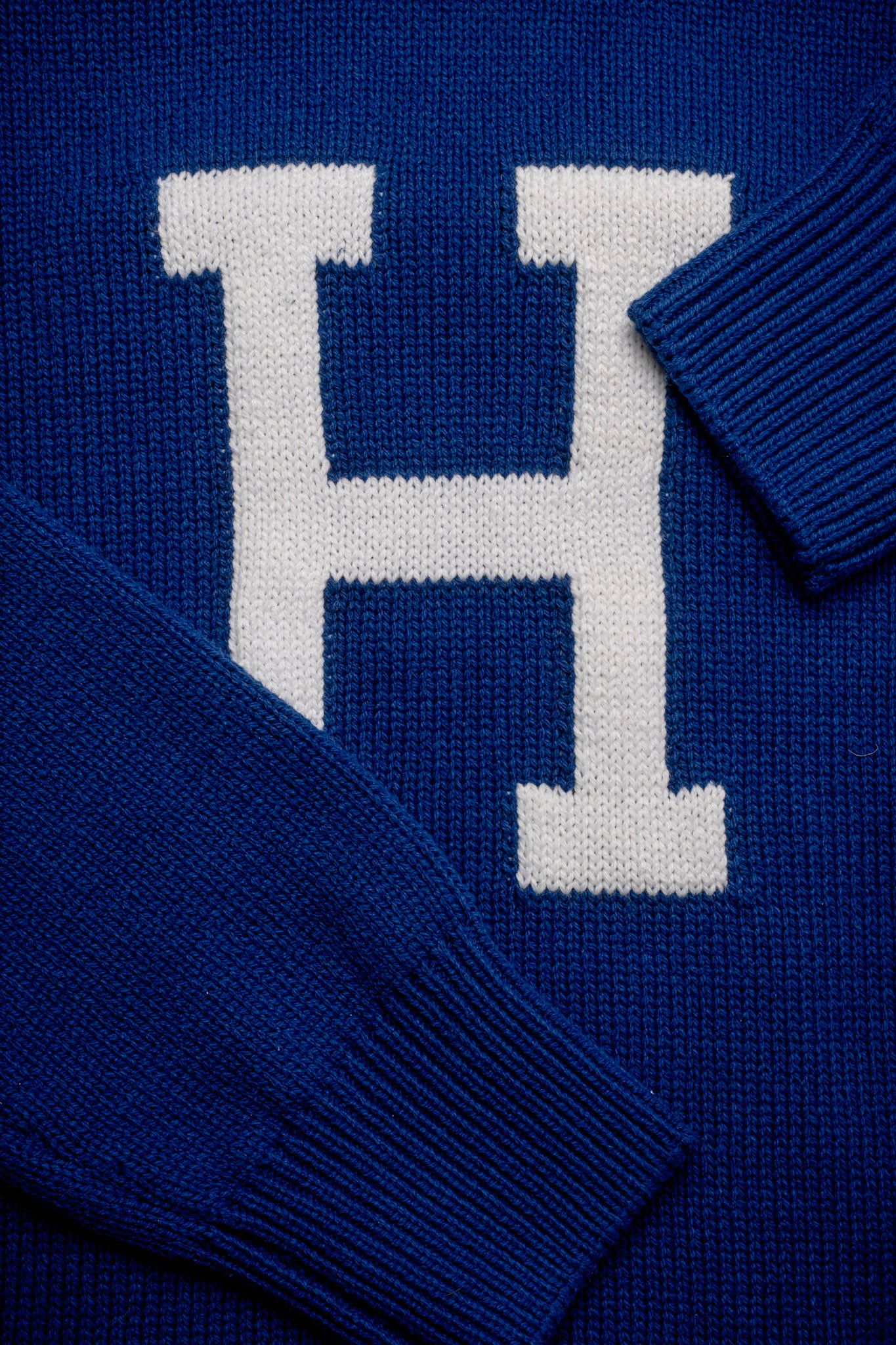 Hampton University Luxury "H" Letter Sweater