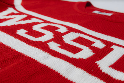 WSSU Red Luxury Retro Sweater