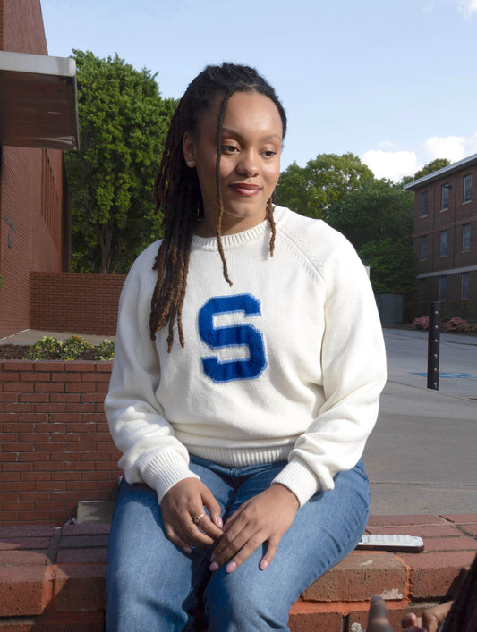Spelman College "S" Vintage Sweater