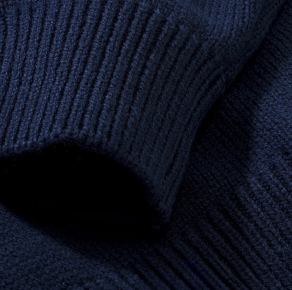 Howard University Blue Luxury "H" Letter Sweater