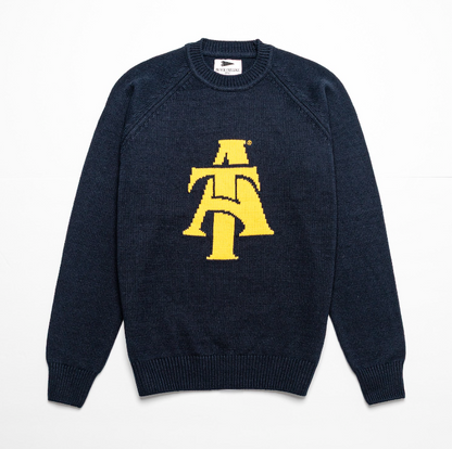 NC A&T Interlock Luxury Raglan Sweater