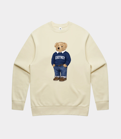Cream Cheyney Bear Sweatshirt Pre-Order