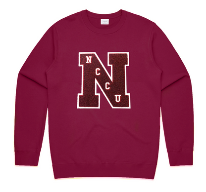 NCCU Eagle Chenille Crewneck - Gatecityapparel.com