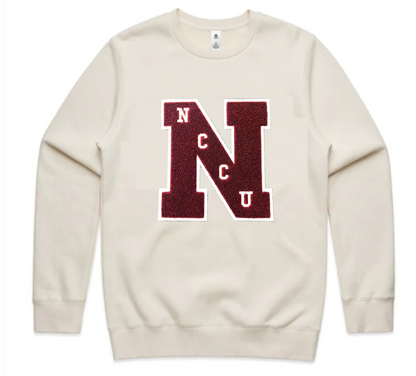 NCCU Eagle Chenille Crewneck - Gatecityapparel.com